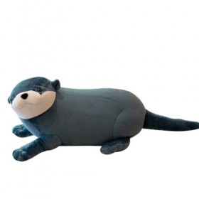 URFEDA 40cm Jouet en Peluche, Loutre Peluche Simulation Loutre Animal Poupée Peluche Mignonne Confort Coussins Oreiller en Pe