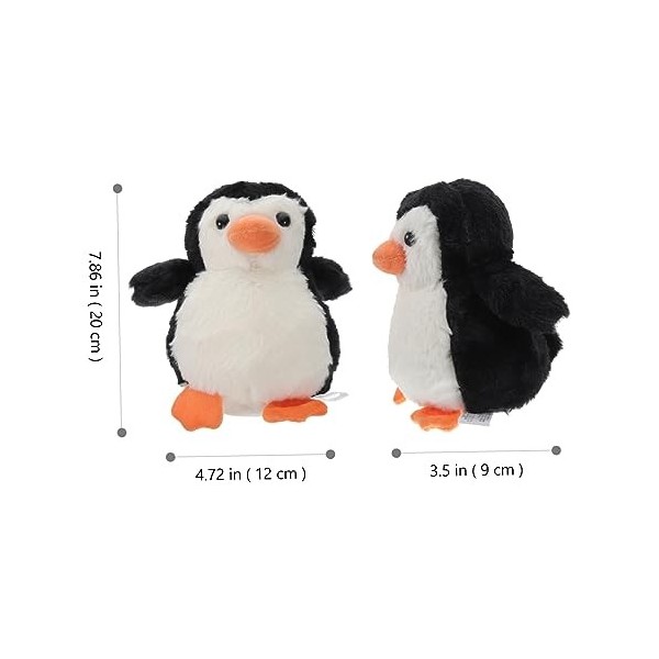 ERINGOGO Peluche Animal Pingouin Flou Oreiller Câlin Pingouin Figures danimaux Arctiques Polaires Jouets De Noël Jouets De S