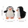 ERINGOGO Peluche Animal Pingouin Flou Oreiller Câlin Pingouin Figures danimaux Arctiques Polaires Jouets De Noël Jouets De S