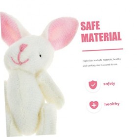 ERINGOGO 6 Pièces Lapin en Peluche Poupée Lapin Ornement De Lapin De Pâques Cadeau De Fête De Pâques Parure en Forme De Lapin