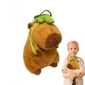 Maciun Adorable peluche Capybara, Simulation Animal Capybara Poupées mignonnes Capybara Peluche Rongeur Coussin Grand cadeau 