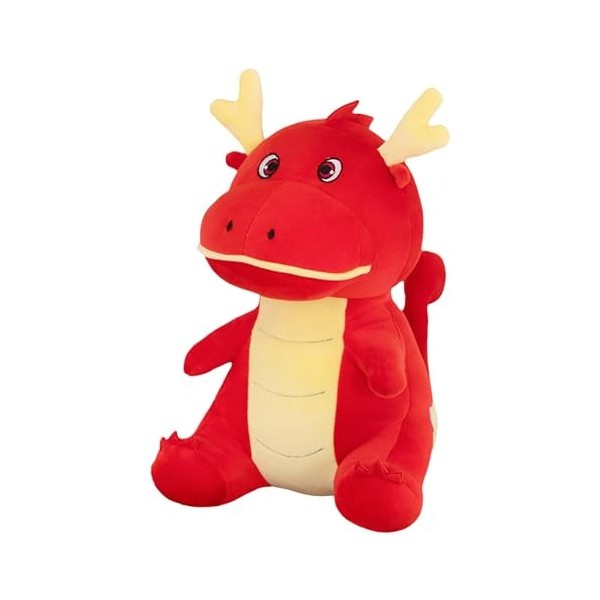 Suphyee Mascottes de Dragon en Peluche | Mascotte en Peluche de poupée de Dragon Chinois,Peluches atmosphériques de l’année C