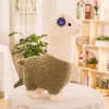 Zinsale Mignon Alpaga Peluche Poupée Peluches Animaux Peluche Mouton Oreiller Vert, 28cm 