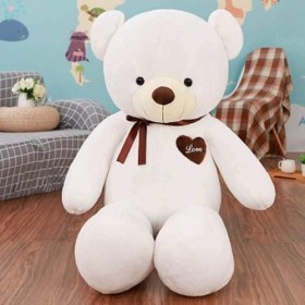 EZLAM 60-120cm Panda poupée Ours en Peluche en Peluche Grande poupée Mignonne Dormir Cadeau danniversaire Fille 60cm B