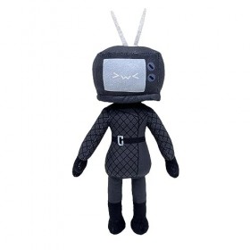 Skibi Toilet Titan TV Man Peluche - Jeu dhorreur C-Amara Titan TV Man, Poupée en Dessin animé, Poupée en Peluche Douce, Joue