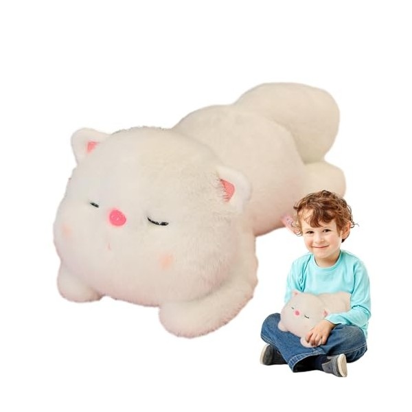 Veleeze Animal en Peluche Chaton - Animaux en Peluche Chat Chauds et Confortables pour - Animal en Peluche Chat réaliste avec