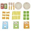 Hape Pasta Set , Chef’s Wooden, Paper and Felt Pretend Play Pasta Cooking Set