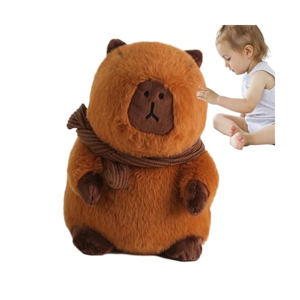 Meowleo Peluche Capybara,Animal en Peluche Capybara - Jolie poupée