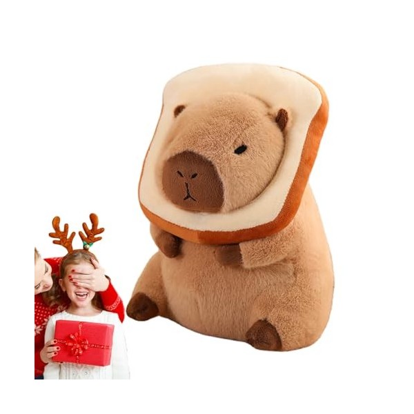 Capybara Gifts Peluche réaliste en peluche douce Capybara | Animaux en peluche Capybara de dessin animé mignon, guérissez vot