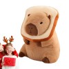 Capybara Gifts Peluche réaliste en peluche douce Capybara | Animaux en peluche Capybara de dessin animé mignon, guérissez vot