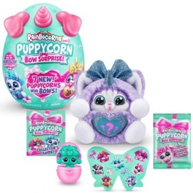 Rainbocorns Puppycorn Surprise Series 5 - Animal en Peluche, Jouet à Collectionner, Karmo Rose