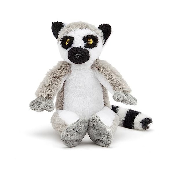 Zappi Co Peluche 100% recyclée, Lémurien à Queue annelée 28cm de Long Douce, câline, écologique Collection de Jouets en Pel