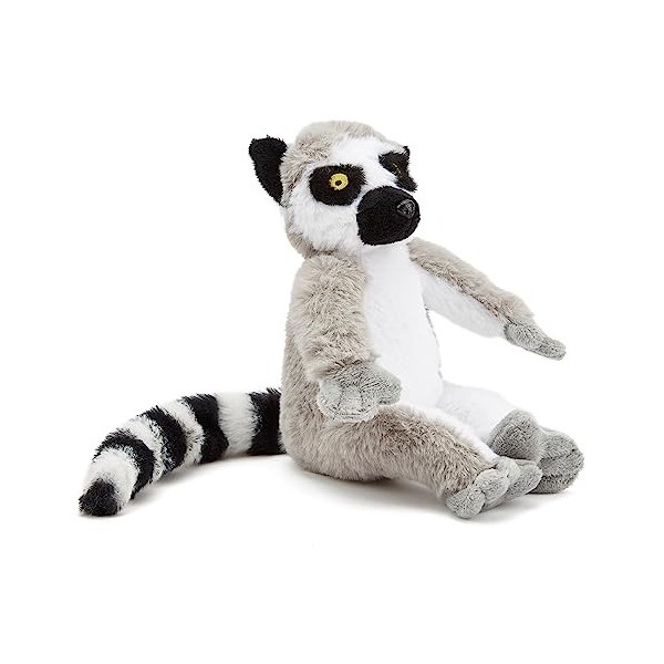 Zappi Co Peluche 100% recyclée, Lémurien à Queue annelée 28cm de Long Douce, câline, écologique Collection de Jouets en Pel