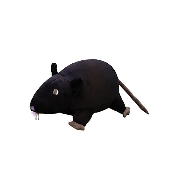 Joli jouet animal de rat en peluche, jouet en peluche interactif, poupée de souris de simulation de bande dessinée en peluche