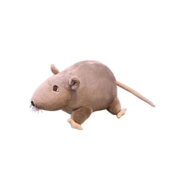 Joli jouet animal de rat en peluche, jouet en peluche interactif, poupée de souris de simulation de bande dessinée en peluche