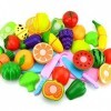 Jouer Jouet coupe nourriture légumes Fruit Set Jouets éducatifs Cuisiner Cuisine plastique 8pc pour les enfants