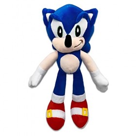 BJPERFMS Peluche Sonic Sonic Jouet Sonic Peluche Sonic en Peluche Poupée en Peluche Sonic Bleu Peluche Cadeau pour Enfants Ad