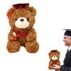 Lambo Jouet Ours Diplômé, Ours en Remise des Diplômes Cadeau Remise des Diplômes 2023 avec Chapeau pour Décor Table Etagère U