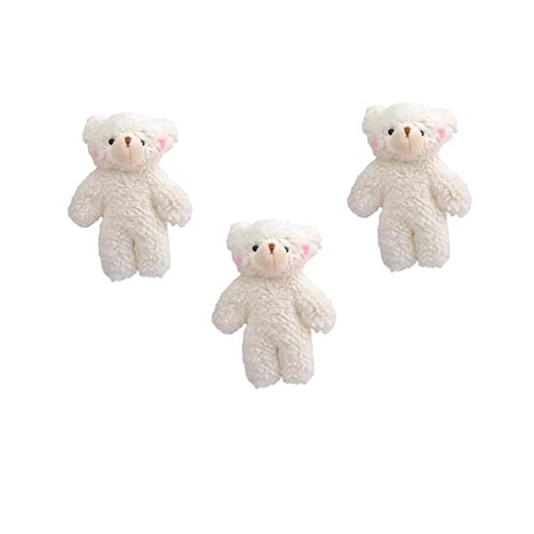 ABOOFAN 3 Pièces Perle Polaire Ours en Peluche Poupée Graduation Ours Poupée Ours en Peluche Animaux en Peluche en Peluche Do