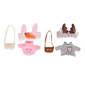 Lot de 3 vêtements en peluche de canard, lavables, sans odeur particulière et sans décoloration, vêtements en peluche de cana