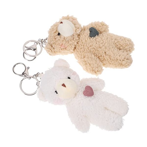 NUOLUX Peluche Mini Ours Jouets Jouets en Peluche Petit Ours Doux Poupée Jouet pour Gar?ons Filles Remise des Dipl?Mes Fête F