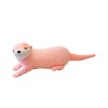 Peluche Loutre, 40cm Mignon Loutre en Peluche Coussin Long Oreiller danimaux Poupée Jouets Douce Loutre Peluche Réaliste Ani