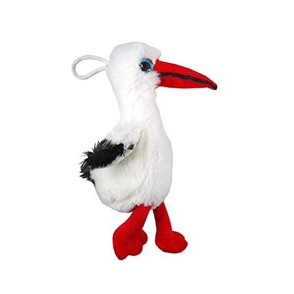 BOULI Peluche Cigogne Gros Yeux 2 Tailles Disponibles - 33 cm