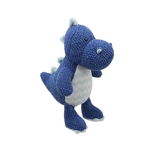 Wilberry- Tricoté Dragon Peluche, WB004327, Bleu