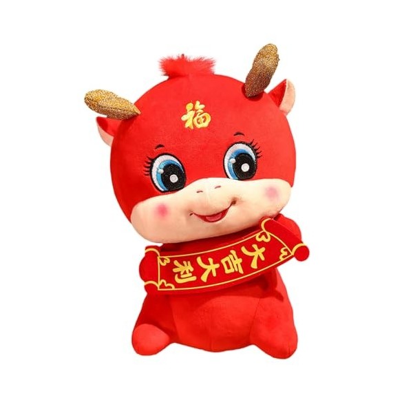 BUKISA Poupée en Peluche Dragon Chinois 2024, Poupée en Peluche Dragon Chinois De 7/11 Pouces, Animal en Peluche Dragon Migno