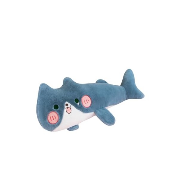 URFEDA Requin Géant en Peluche, Requin Peluche Jouet Animal en Peluche Réaliste Douce Étreignant Oreiller Coussin Décoratif e