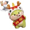Holdes Peluche Dragon Chanceux | Peluche Dragon du Zodiaque Chinois de 9,84 Pouces - Peluche Dragon du Zodiaque Chinois, Joue