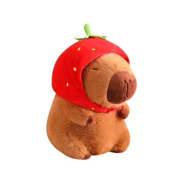 Capybara Peluche Toy, Cadeaux réalistes de poupée en peluche pour