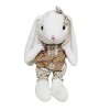 Peluche lapin, jouet en peluche lapin doux en coton de 40 cm, animal en peluche citrouille portable, animal en peluche lapin 