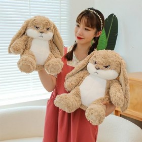 Jouet en Peluche De Lapin, Matériau en Peluche Ennfants Peluche Mignonne, Jouet Animal De Lapin Moelleux, Peluche De Lapin Dé