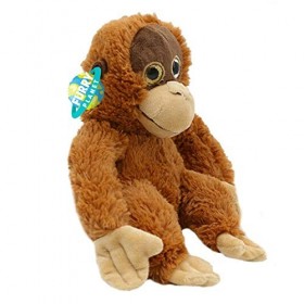 Furry Planet Jouets Doux Jouets en Peluche Animal Royaume 21cm Mignon Câlin Zoo Jungle Forêt Ferme Orang-Outan Singe 