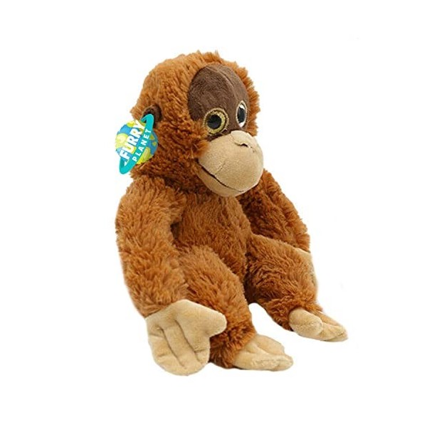 Furry Planet Jouets Doux Jouets en Peluche Animal Royaume 21cm Mignon Câlin Zoo Jungle Forêt Ferme Orang-Outan Singe 