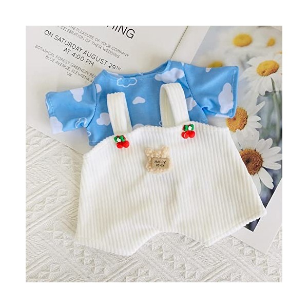 Jupe De Poupée en Peluche Ours De 30 Cm, Accessoires Vestimentaires pour Canard Jaune Lalafanfan, Ensemble De Vêtements DHab