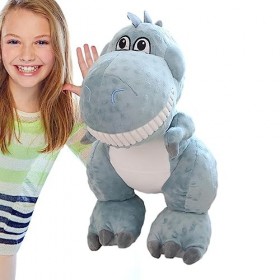 Jouets en peluche dinosaure pour - Poupée en peluche dinosaure à grandes dents - Décoration dintérieur peluches en peluche p