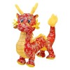 Fulenyi Mascotte chinoise en peluche dragon mascotte poupée signe du zodiaque nouvel an doudou chinois nouvel an décoration d