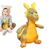 irshi Jouet en Peluche Dragon, Peluche de Dragon en Peluche Porte-Bonheur PP, Peluche de Mascotte danimal du Zodiaque, Peluc