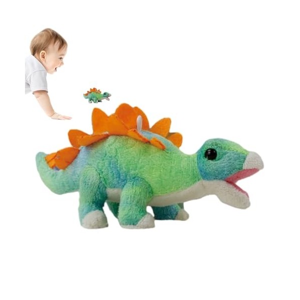 RIYES Coussin en peluche dinosaure doux – Coussin en peluche pour enfants, petite amie, cadeau danniversaire – 15 cm – Jouet