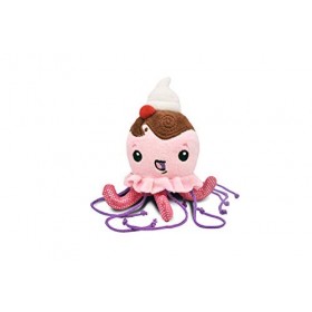 My Sugar Friends Bauer Spielwaren 18000-3 Medusundae Peluche parfumée à Collectionner avec Pendentif Fraise Rose 18 cm