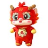 Année du dragon mascotte animal en peluche jouet | Jolie poupée en peluche dragon chinois | Animal en peluche dragon | Poupée