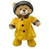 Stuffems Toy Shop Pluie Slicker w/Hat & Bottes en Peluche Vêtements Ours Taille Adaptable 14 "-18" Build-A-Bear & Faites Vos 