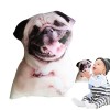 MYJIO Chien en Peluche, Oreillers câlins 3D, Jouets en Peluche pour Chien, Adorable Jouet en Peluche pour Chien, Jouets en Pe