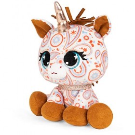 Peluche P.LUSHES Pets - Sally Mustang 20 CM - Peluche Licorne Boh?me Inspir?e des Tendances Modes - Taille 20 cm - Peluche A 