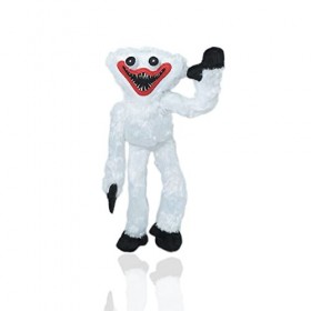 wiztex Huggy wuggy Poppy Playtime Bel Giocattolo, 40 cm Peluche Bianco morbido e lucido | Giocattolo di Peluche Kids Friends 
