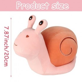 Peluche Escargot en Peluche, 20cm Mignon Escargot en Peluche Jouet,Peluche Poupée Jouets,en Peluche Poupée Décorations pour L