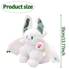 KreEzi Chauve-Souris Ailes câlin Adorable Lapin Peluche, Peluche Lapin Chauve-Souris, Adorable Lapin Peluche, étreignant Orei