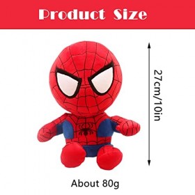 BJPERFMS Peluche Spider Jouet Spider Figurine en Peluche Spider Poupée en Peluche Spider Rouge Peluche Cadeau pour Enfants Ad